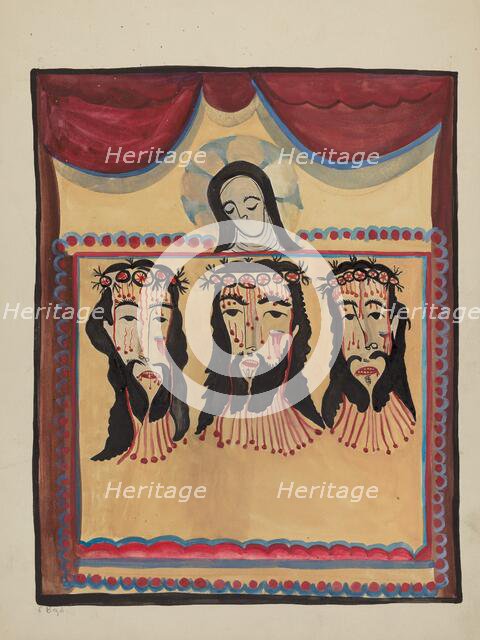 Retablo, 1935/1942. Creator: E. Boyd.