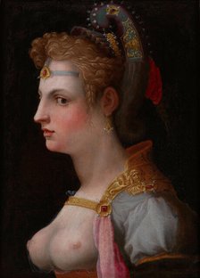 A bust of a woman - "Venus Victrix" (Venus the Victorious), c1565-1570. Creator: Tosini, Michele (1503-1577).