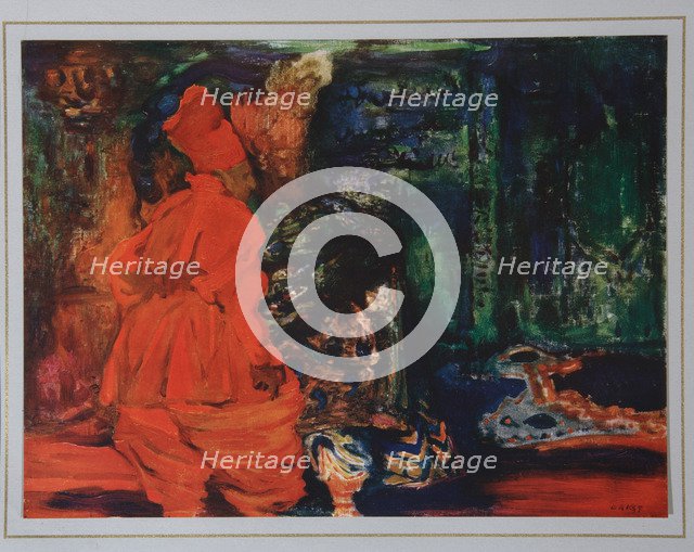 Harem's Secret. (Ballet Scheharazade by N. Rimsky-Korsakov), c. 1910. Artist: Bakst, Léon (1866-1924)