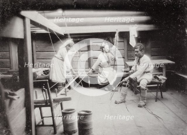 Everyday life of the Mari people, Russia, c1880s-c1890s. Artist: Unknown