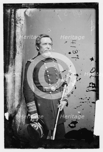 Admiral Andrew Hull Foote, US Navy, between 1855 and 1865. Creator: Unknown.