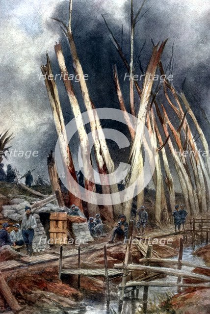 'The 0ffensive at Yser', 1917. Artist: Unknown