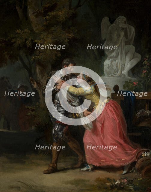 The Farewell of Henry IV and Gabrielle d'Estrées. Creator: Vincent, François André (1746-1816).