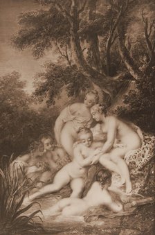 Diana bathing surrounded by five nymphs. Creator: Jacques Charlier.
