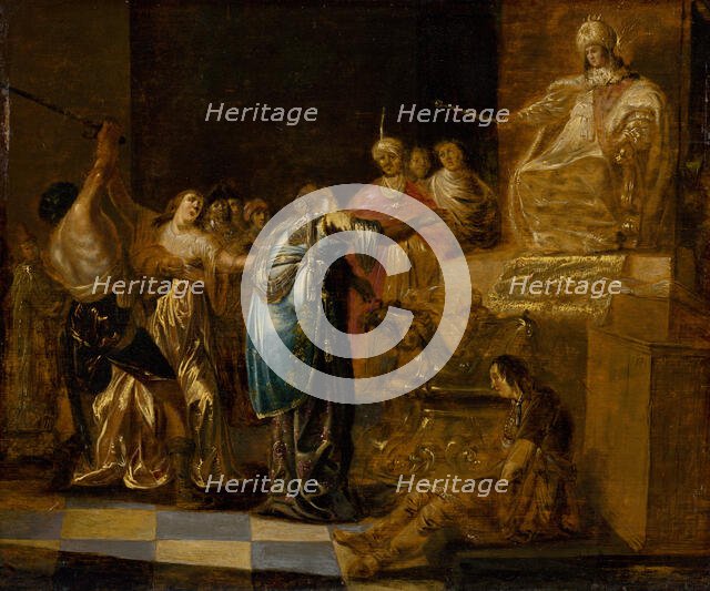 Solomon's Judgement, 1651. Creator: Gijsbert Jansz Sibilla.