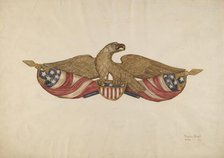 Sternboard Eagle, 1935/1942. Creator: F. W. Powell.