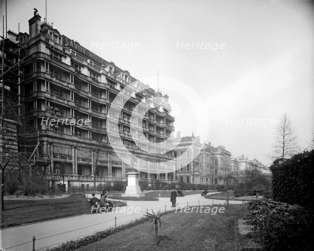 The Savoy Hotel, London, 1893. Creator: Bedford Lemere and Company.