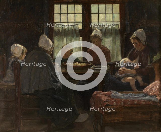 Children of the Sea, 1898. Creator: Henri Luyten.