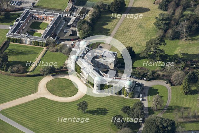 Goodwood House and stables, West Sussex, 2018. Creator: Damian Grady.