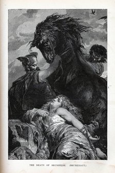 The Death of Brunhilde, (Brunehaut), 1882. Artist: Anonymous  