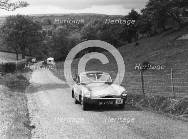 1954 TVR RGS Atalanta bodied prototype, Morecambe rally Artist: Unknown.