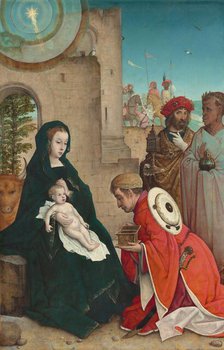 The Adoration of the Magi, c. 1508/1519. Creator: Juan de Flandes, the Elder.