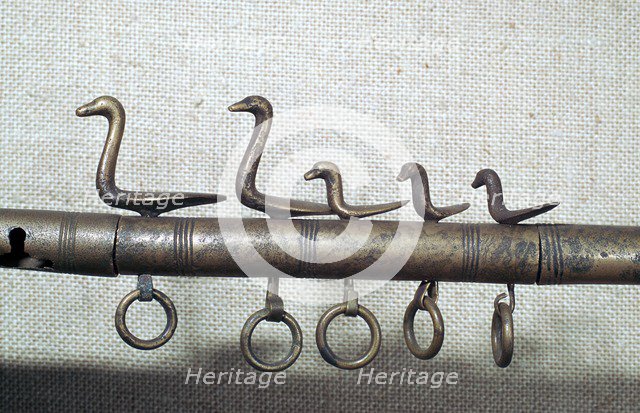 Celtic flesh hook, 6th century. Artist: Unknown