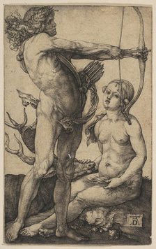 Apollo and Diana, ca. 1503. Creator: Albrecht Durer.