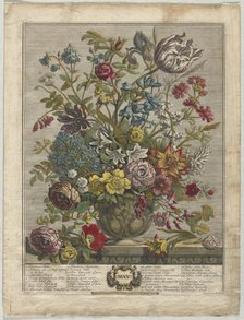 Twelve Months of Flowers: May, 1730. Creator: Henry Fletcher (British, active 1715-38).