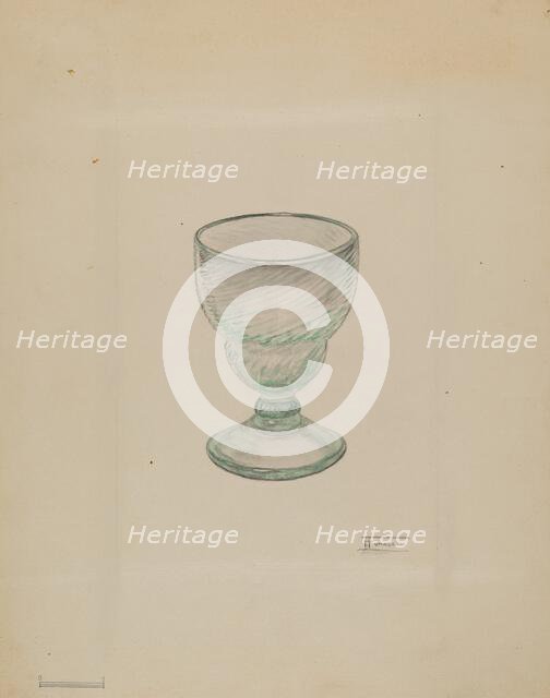 Salt Cellar, c. 1936. Creator: Frank Fumagalli.