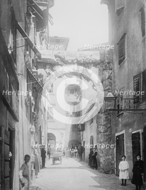 Fiume - street, between c1915 and c1920. Creator: Bain News Service.