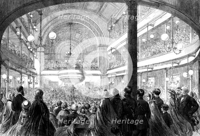 Opening of the Hartley Institution at Southampton by Lord Palmerston..., 1862. Creator: Unknown.