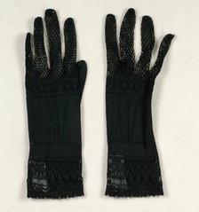 Gloves, American, ca. 1870. Creator: Unknown.