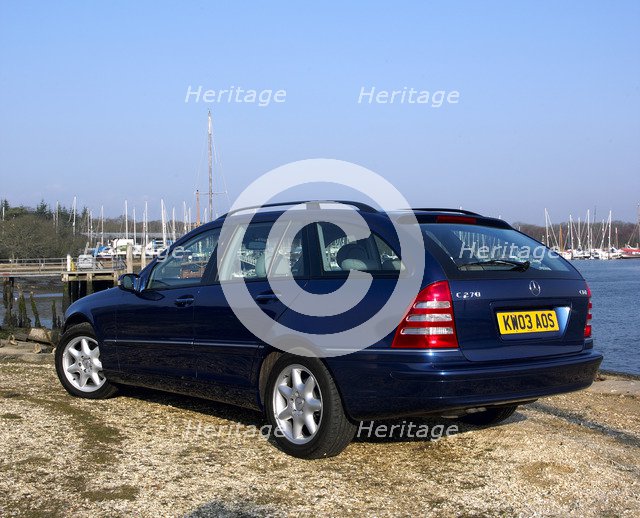 2003 Mercedes Benz C270 Estate. Artist: Unknown.