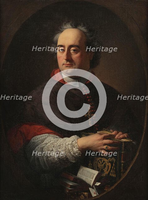 Portrait of Cardinal Benedetto Erba Odescalchi (1679-1740), Archbishop of Milan, c1720. Creator: Subleyras, Pierre (1699-1749).