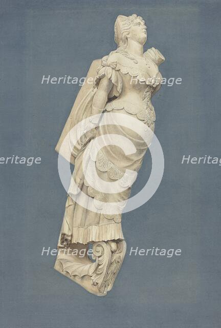 Figurehead, c. 1938. Creator: Irving I. Smith.