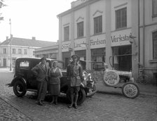 Carl Ph Nilsson's Ford, Lincoln and Fordson car dealership, Landskrona, Sweden, 1930. Artist: Unknown