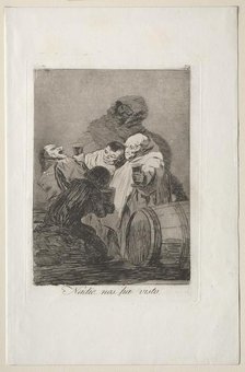 Caprichos: No One has Seen Us. Creator: Francisco de Goya (Spanish, 1746-1828).