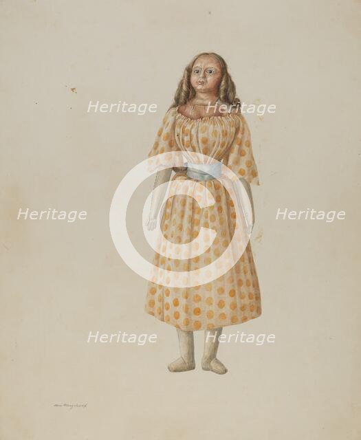 Doll, c. 1938. Creator: Hans Mangelsdorf.