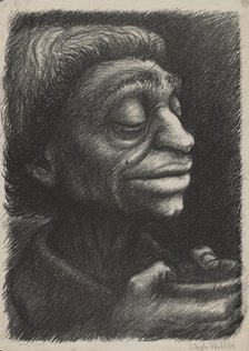 Portrait, ca.1935 - 1943. Creator: Hugh Miller.