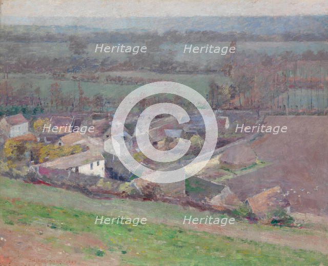 A Bird's-Eye View, 1889. Creator: Theodore Robinson.