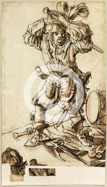 A Landsknecht, n.d. Creator: Unknown.