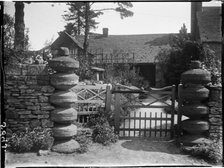 Monks Barn, Maugersbury, Cotswold, Gloucestershire, 1928. Creator: Katherine Jean Macfee.