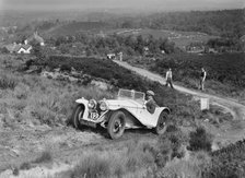 1935 Riley Imp 2-seater sports taking part in the NWLMC Lawrence Cup Trial, 1937. Artist: Bill Brunell.