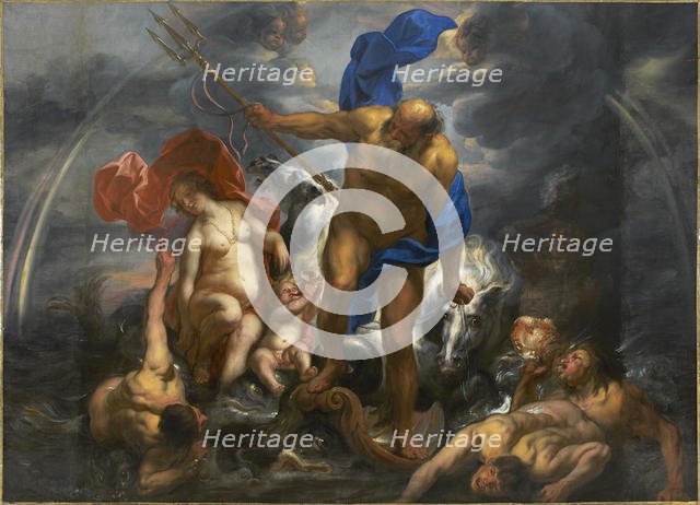 Neptune and Amphitrite, 1644. Creator: Jordaens, Jacob (1593-1678).