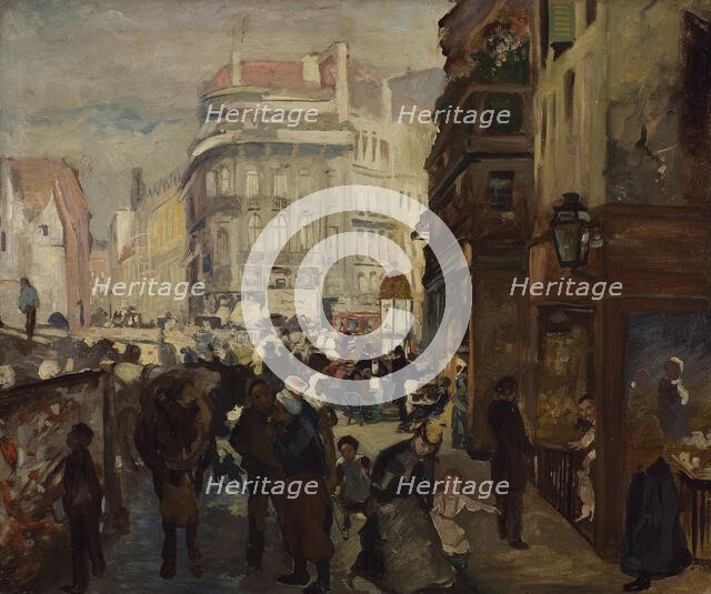 A Working Day in Paris, 19th century. Creator: Anon.