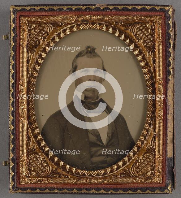 Portrait of a Middle-aged Man, 1857. Creator: Unknown.