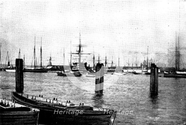 The Royal Visit to Portsmouth: the Harbour, 1898. Creator: Unknown.