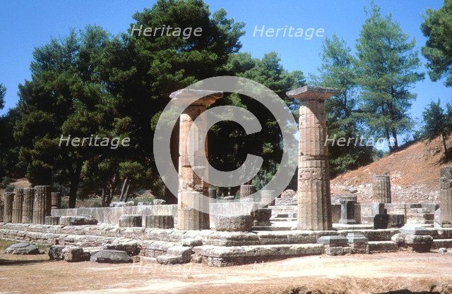 Temple of Hera, Olympia, Greece, 7th-6th century BC. Artist: Unknown