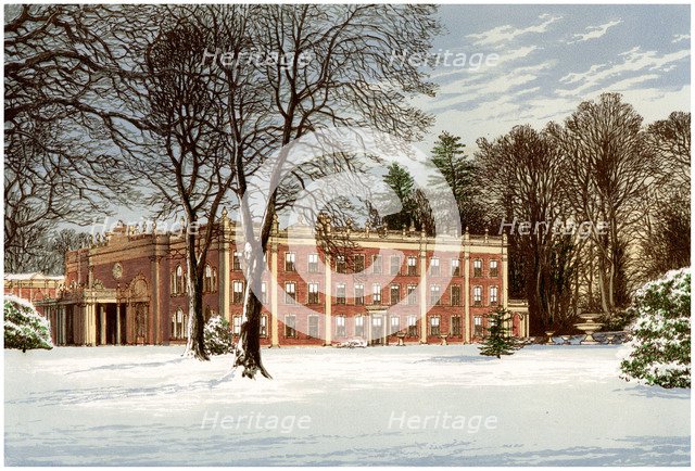 Cranbury Park, Hampshire, home of the Chamberlayne family, c1880. Artist: Unknown