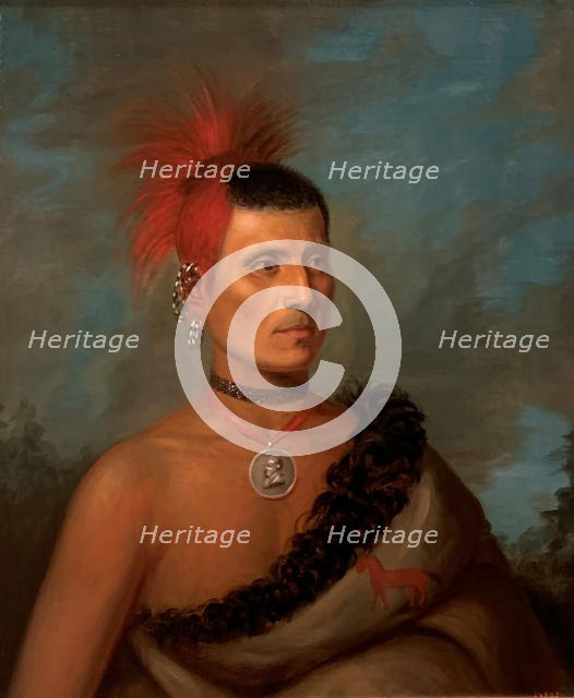 Pes-Ke-Le-Cha-Co, 1832-33. Creator: Henry Inman.