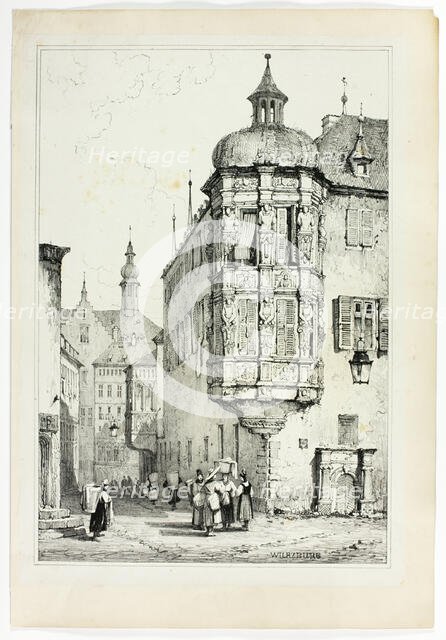 Wurzburg, 1833. Creator: Samuel Prout.