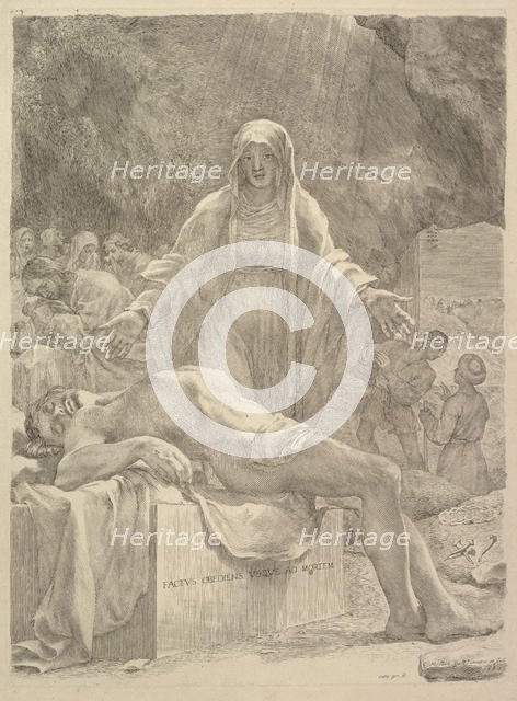Lamentation, 1683. Creator: Claude Mellan.