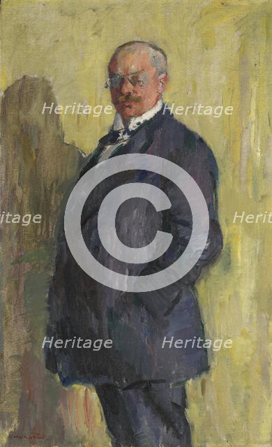 Gunnar Heiberg, probably between 1910 and 1920. Creator: Henrik Louis Lund.