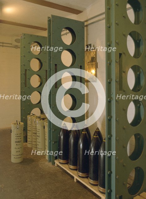 Magazine in Pendennis Castle, Falmouth, Cornwall, 1998. Artist: N Corrie