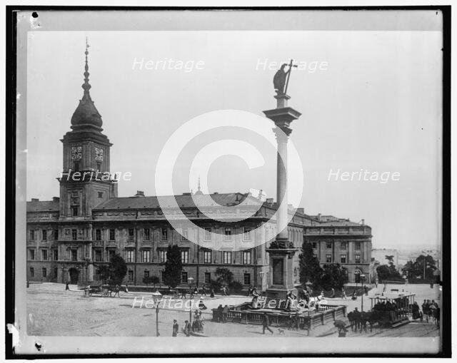 The Late Royal Castle, Warsaw, Poland, between 1910 and 1920. Creator: Harris & Ewing.