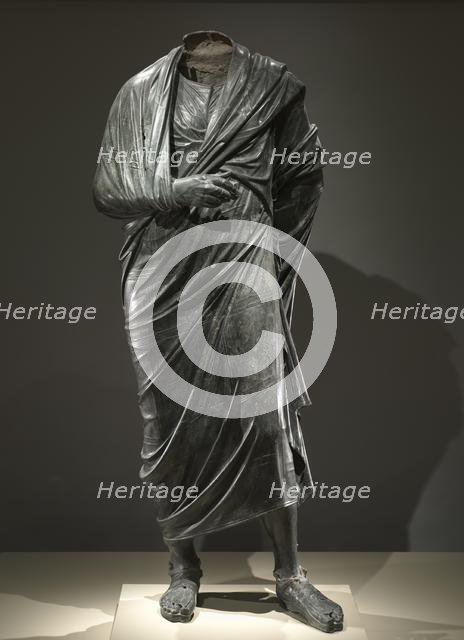 The Emperor as Philosopher, probably Marcus Aurelius (reigned AD 161-180), c. AD 180-200. Creator: Unknown.