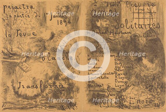 Ames solitaires, 1893. Creator: Edouard Vuillard.