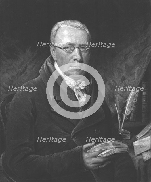 The Reverend John Evans M.A., 1812. Artist: Henry Meyer.