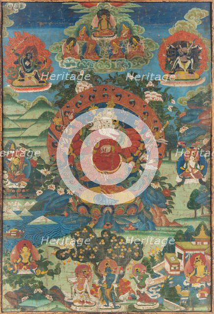 Ganapati Thangka, 18th century. Creator: Tibetan culture.